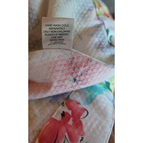 Christopher & Banks Multicolor Floral Blazer Women's Medium 100% Cotton Summer - Picture 8 of 8